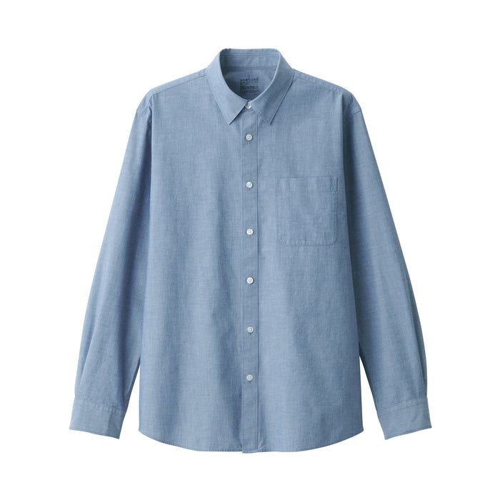Camisas Muji Broad Hombre Azules | DM3A4E23O