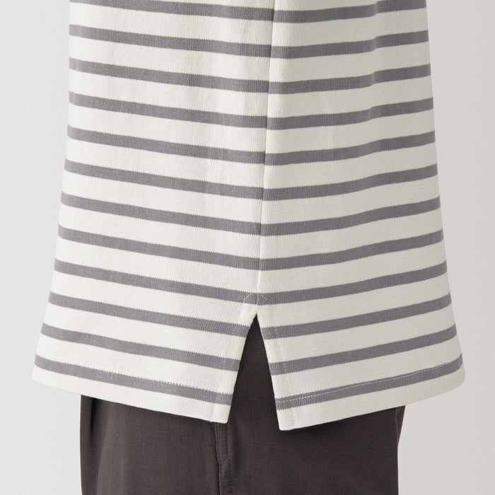 Camiseta Muji Heavy Weight Boat Neck Long Sleeve Mujer Blancos | BN5X2I90P