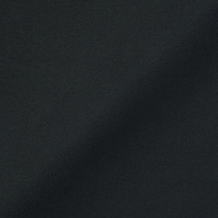 Camiseta Muji Side Seamless Ribbed V Neck Short Sleeve Hombre Negros | XA8F1J99P