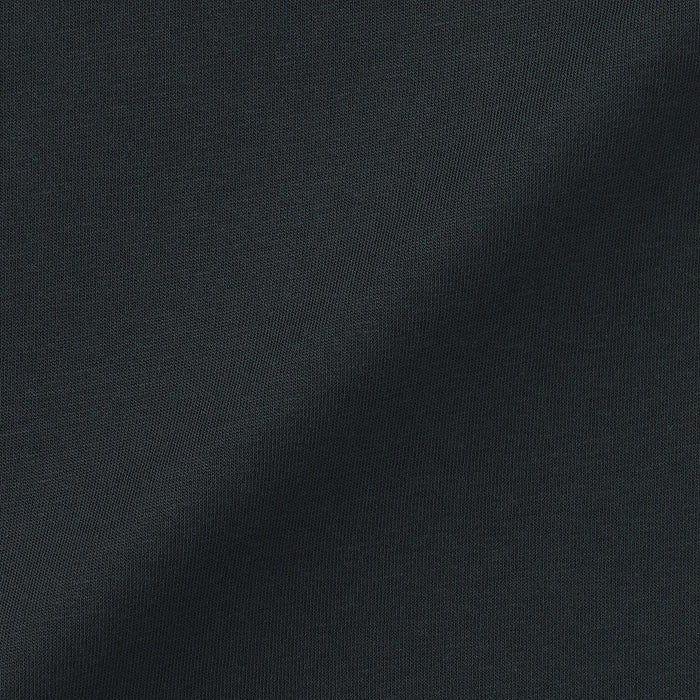 Camiseta Muji Washed Jersey Crew Neck Long Sleeve Hombre Negros | XQ1B1F29N