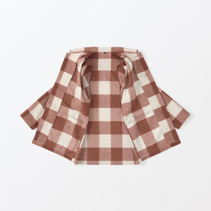 Chamarras Muji Brushed Stretch Checkered Shirt Hombre Rojos | LE7P2I31V
