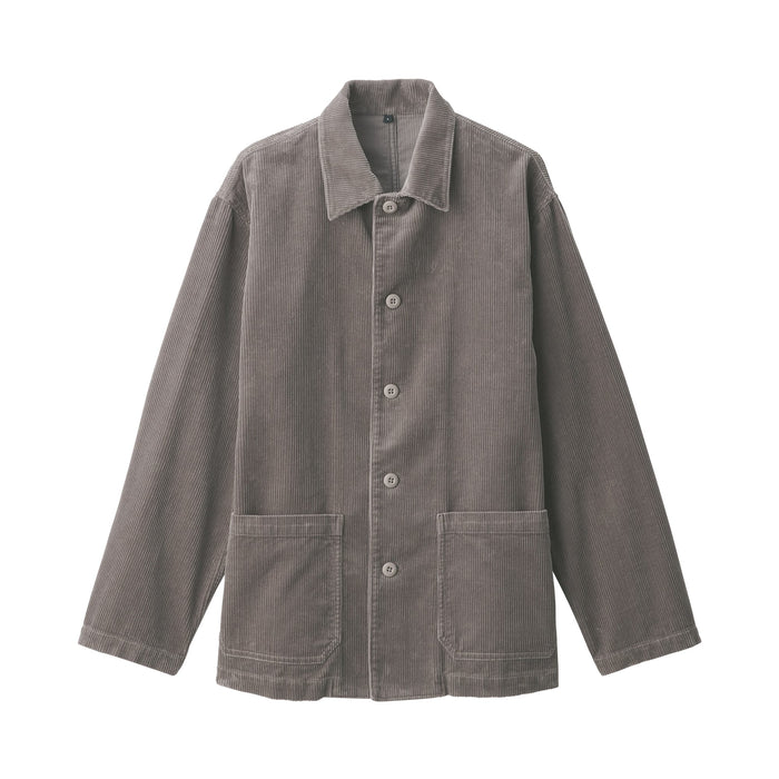 Chamarras Muji Kapok Blend Corduroy Hombre Grises | YP7F2Z13C