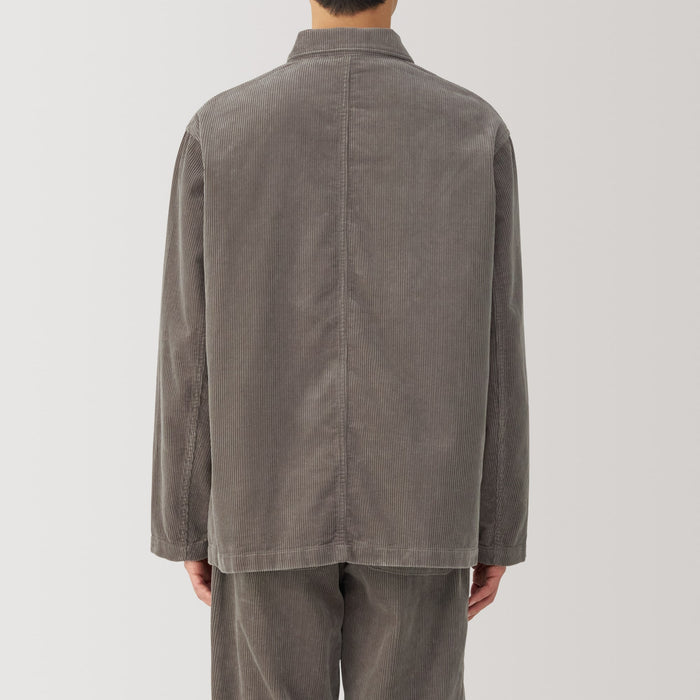 Chamarras Muji Kapok Blend Corduroy Hombre Grises | YP7F2Z13C