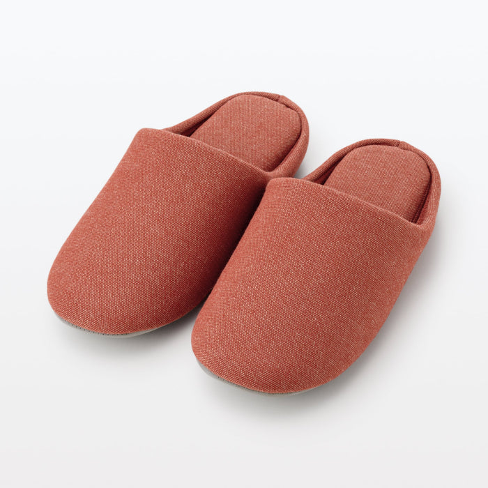 Pantuflas Muji Cotton Plain Weave Insole Mujer Marrom | JF9I0C63W