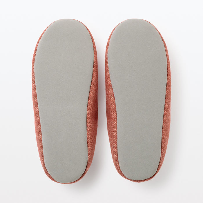 Pantuflas Muji Cotton Plain Weave Insole Mujer Marrom | JF9I0C63W