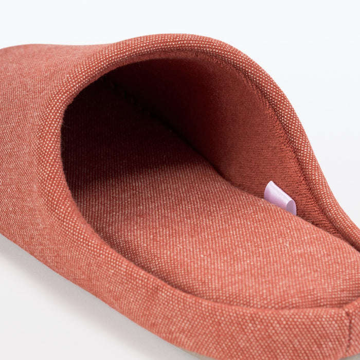 Pantuflas Muji Cotton Plain Weave Insole Mujer Marrom | JF9I0C63W