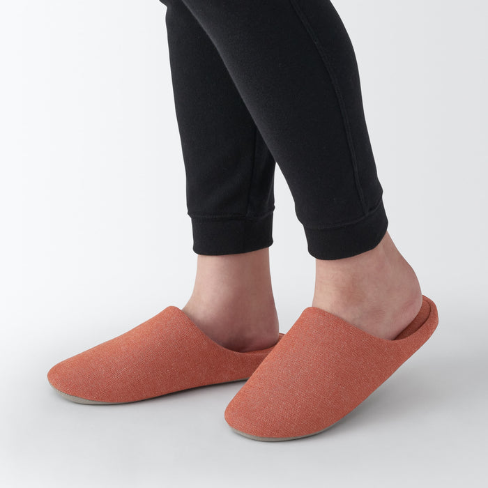 Pantuflas Muji Cotton Plain Weave Insole Mujer Marrom | JF9I0C63W