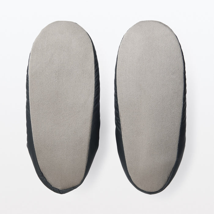Pantuflas Muji Down Room Hombre Negros | SX2O1R28K