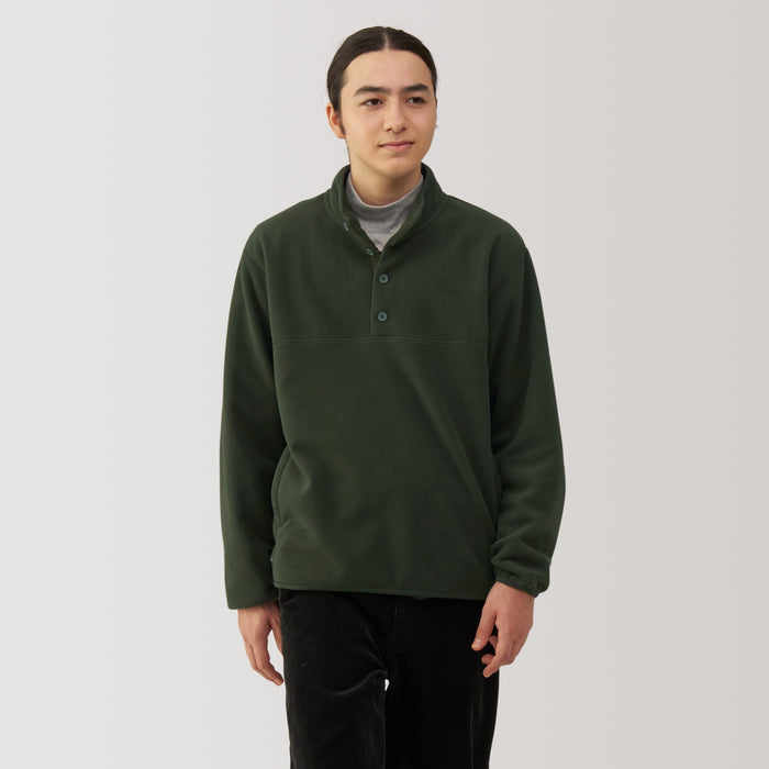 Pullover Muji Recyclable Fleece Hombre Verdes | TJ0S2H70O